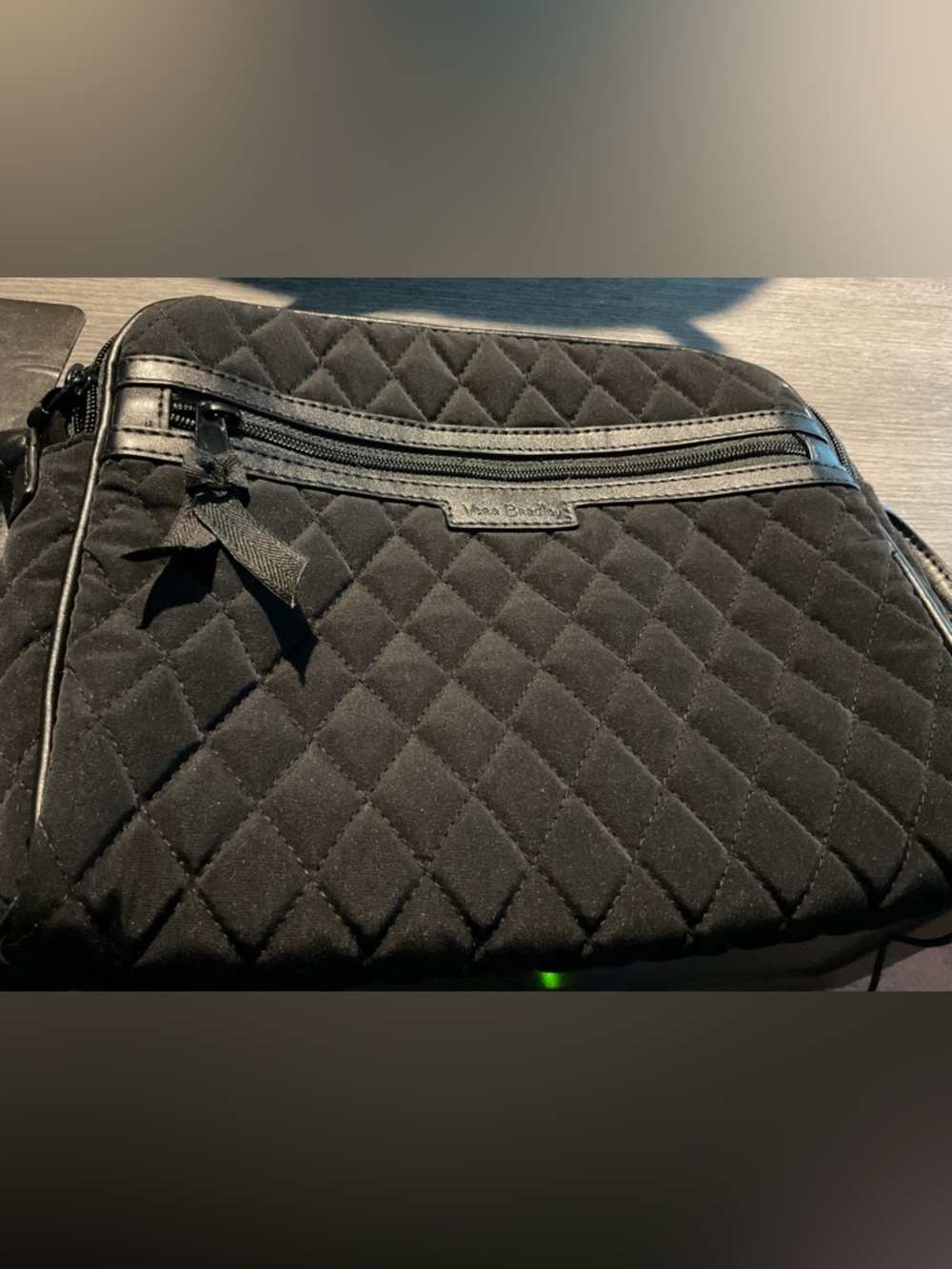Vera Bradley Black Quilted 5piece BUNDLE - Good Used Condition MSRP: $425+ - Picture 13 of 16